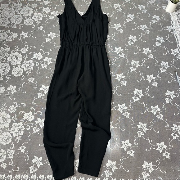 Iris & Ink Black Ruffle Jumpsuit - Picture 13 of 16